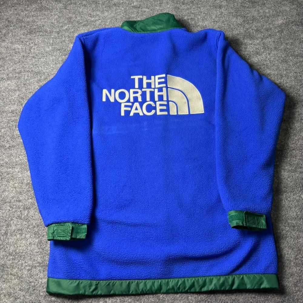 The North Face Royal Blue Colorblock Fleece Jacket NF0A7REM Womens M - Picture 8 of 11